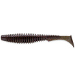 U-Shad 3" Green Pumpkin Brown/Red & Purple